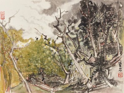 山村秋色